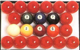 snooker balls