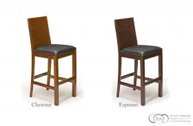 Heritage Wood Back Barstool Brunswick