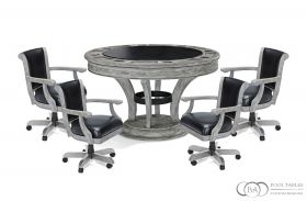 Centennial Poker Table Rustic Grey