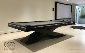 ULTRA MODERN POOL TABLE BLACK