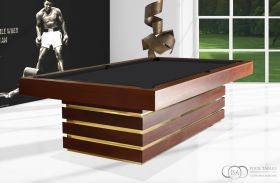 Modern Pool Table Mahogany