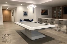 Modern Pool Tables, Pyramid White