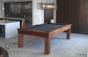 MODERN POOL TABLES WALNUT