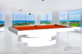 Modern Pool Table Olympic White