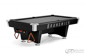 Brunswick Black Wolf Pro Pool Table With Ball Return